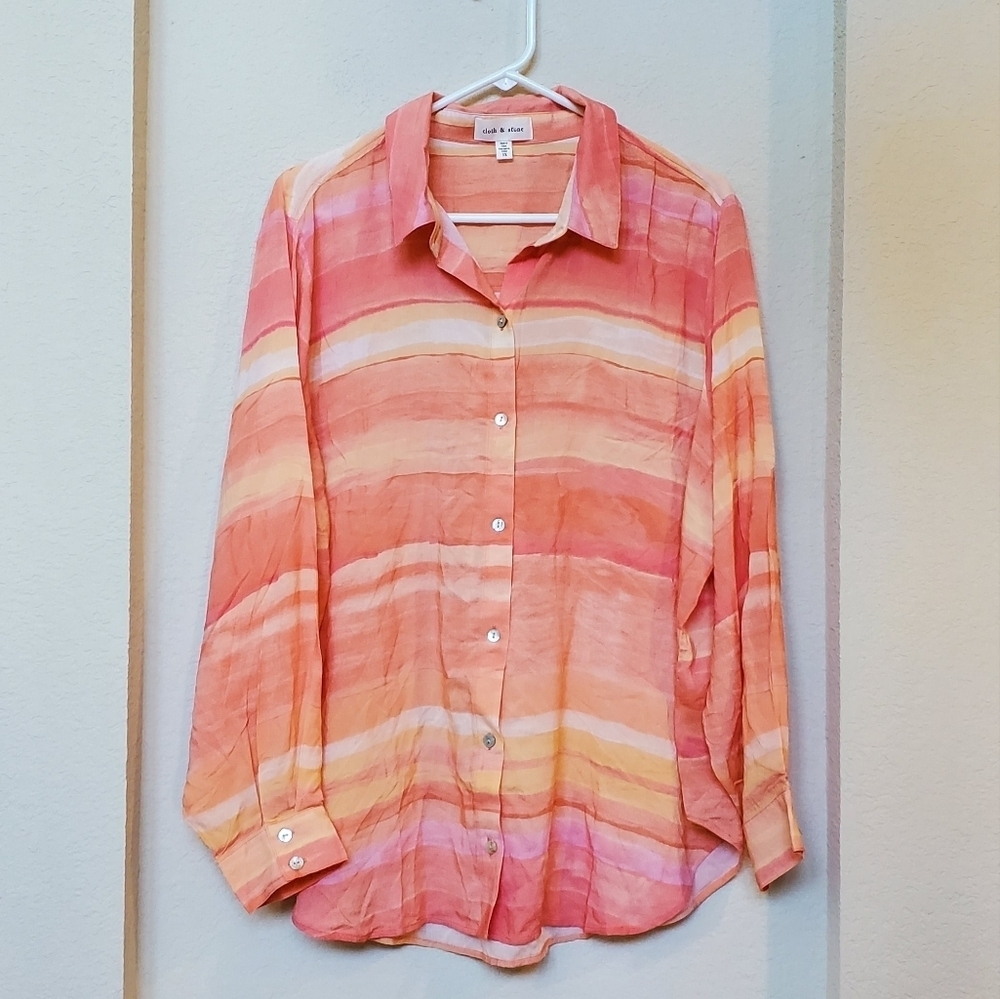 Cloth & Stone L/S Soft Shirt.  Size 1X